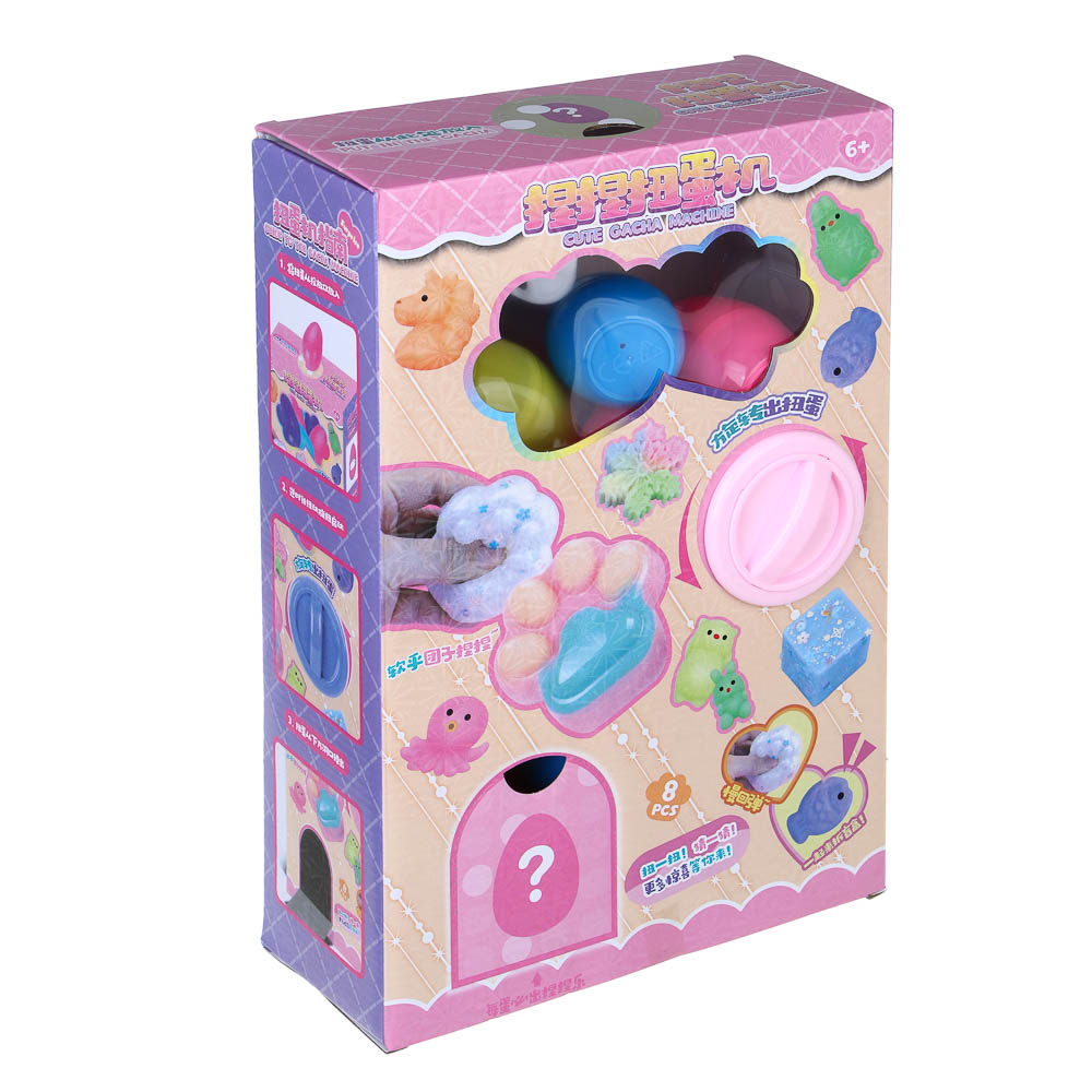 Игрушка сюрприз "Мялки в яйцах", 8 штук, 37,5х10,5х24,5см, TPR, PVC - #3