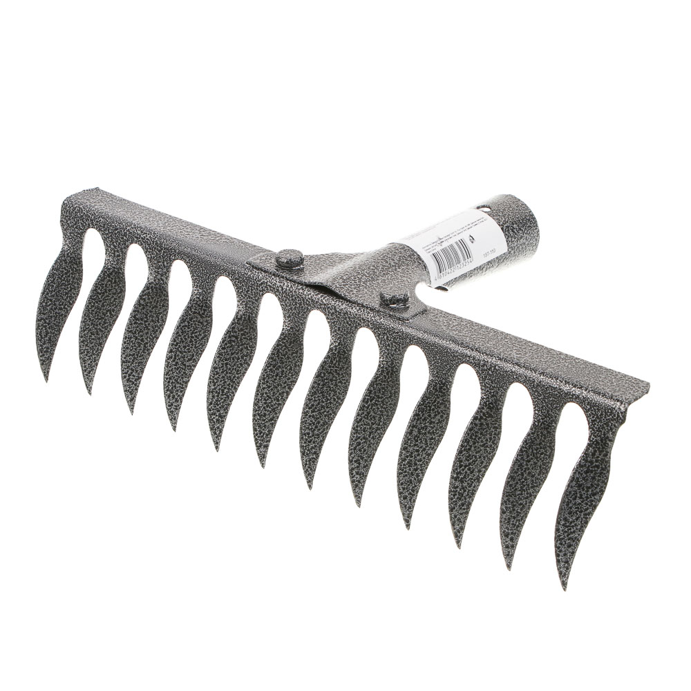 Грабли витые 12-зубьев б/ч, порошковый окрас,0.2 см, сталь - #3