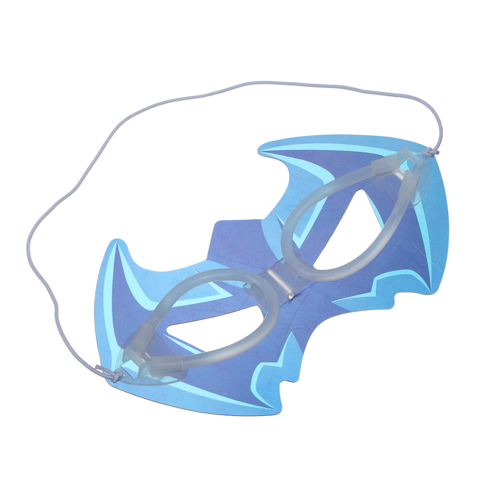 СНОУ БУМ Маска неоновая, 18-20х9-12 см, пластик, 4 дизайна - #5