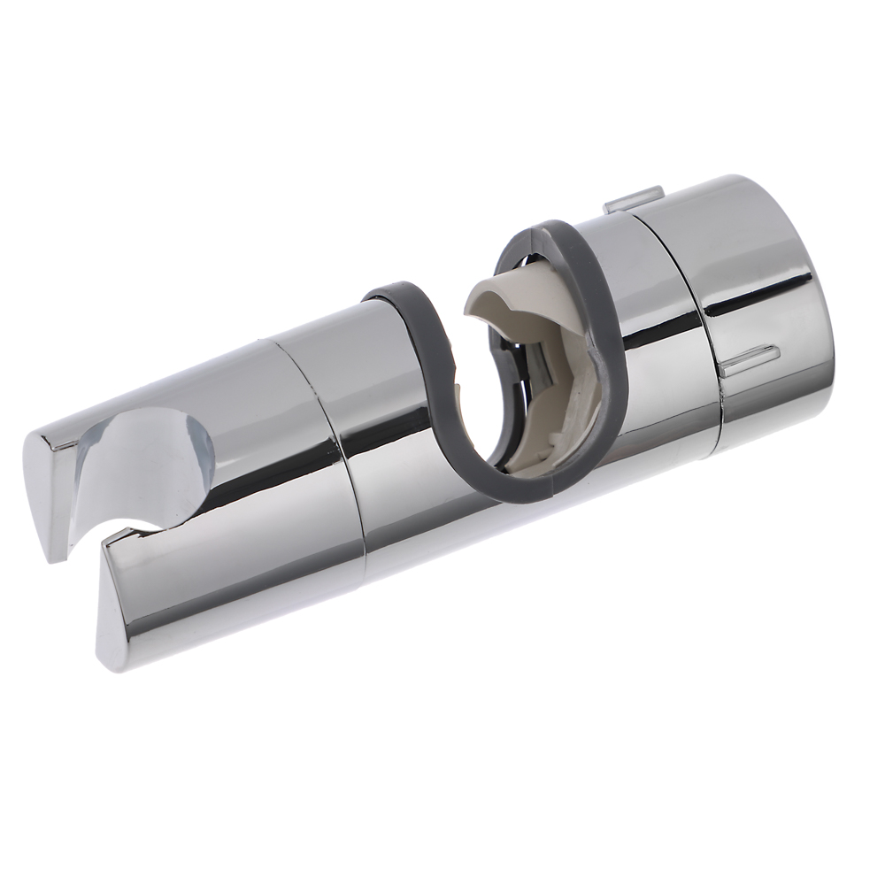 Держатель для лейки душа, на штангу и стойку, универсальный, пластик, хром - #2