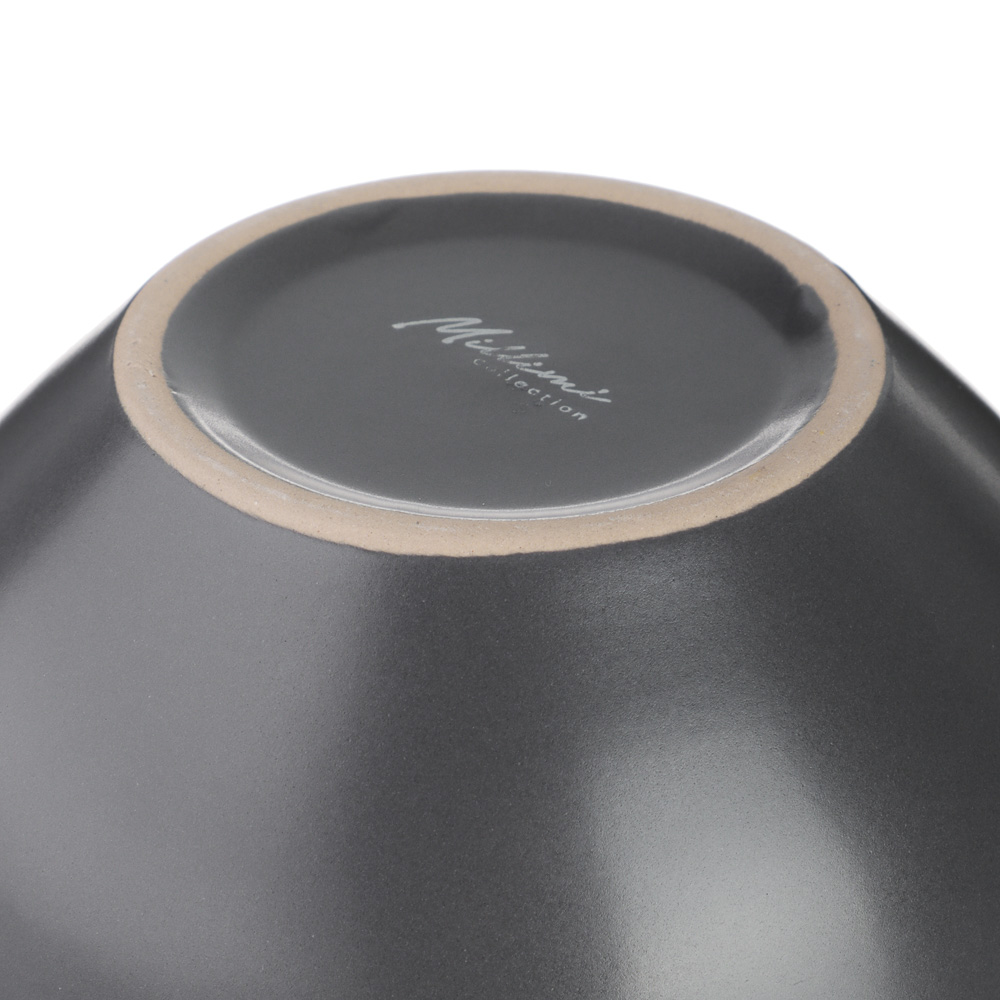 MILLIMI Салатник 710мл, 14х8см, керамика, графит - #6