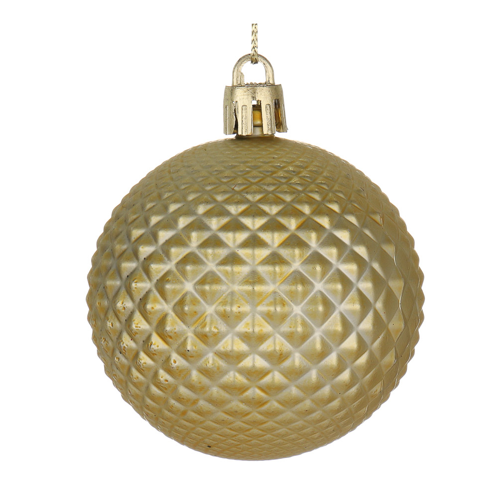 СНОУ БУМ Набор шаров 6 см, 6 шт, золото, 26-102 - #2