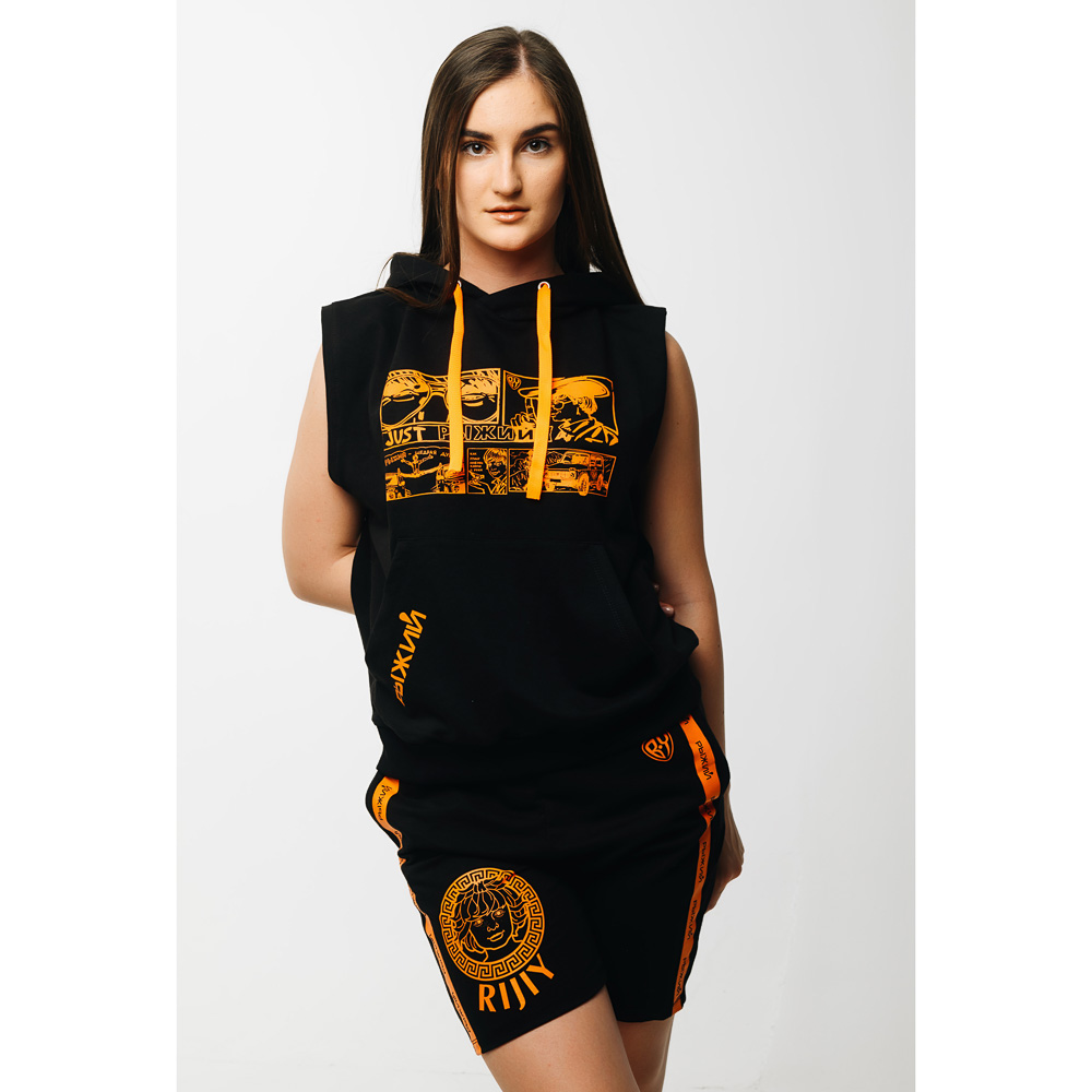 BY Футболка женская без рукава R-Style, хлопок 100%, р-р XS-XL, 3 дизайна - #12