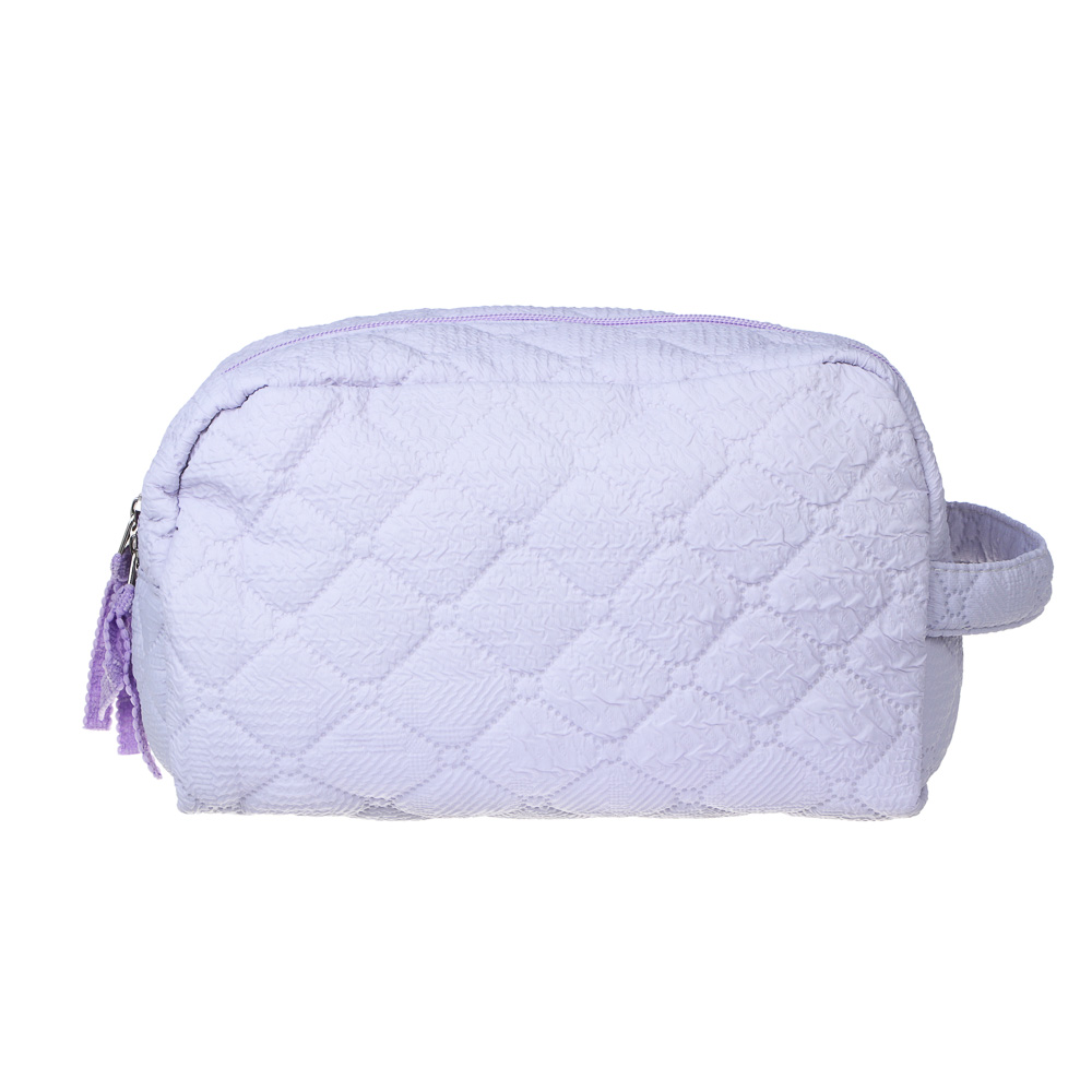 ЮL Косметичка стеганая дутая с боковой ручкой Килт, 100% ПЭ, 24х13х10см, 2 цвета - #5