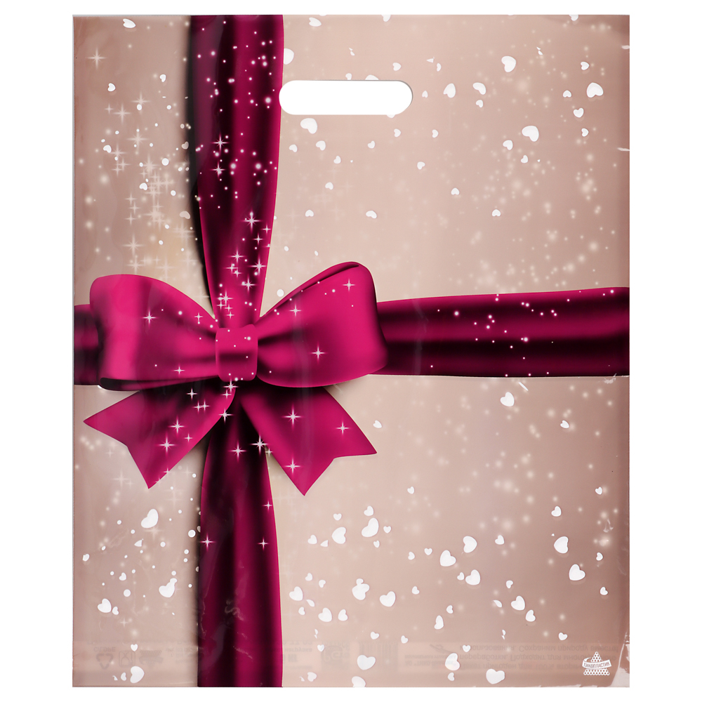 Пакет Подарочный перламутр-пакет вырубной, 45х38см, ламинат - #2