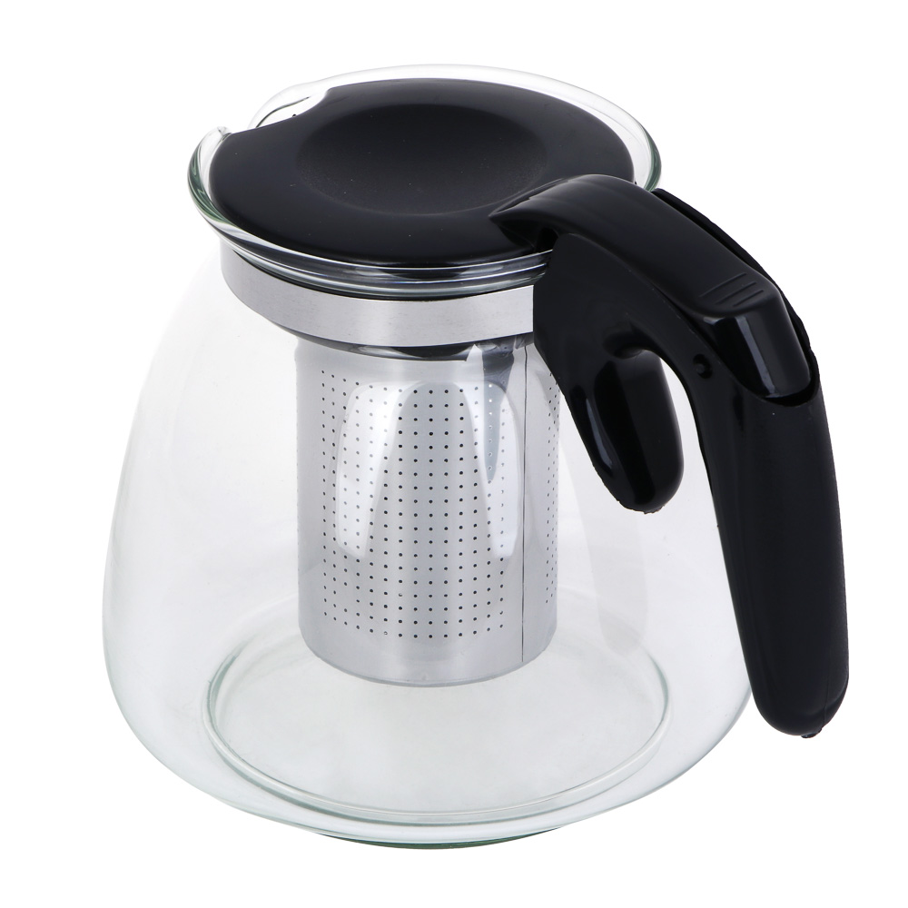 VETTA Чайник заварочный 1100мл, ситечко из нерж.стали, стекло, полипропилен - #5