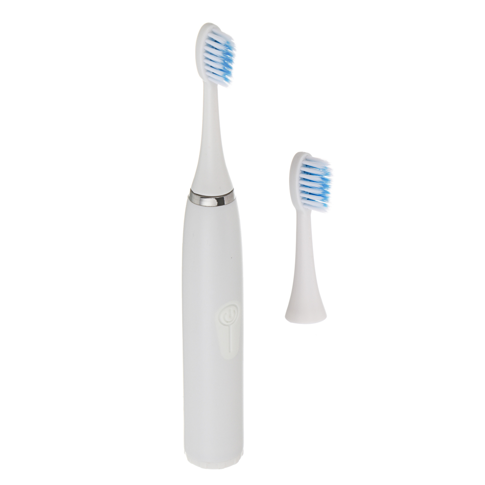 Зубная щётка электрическая тм LEBEN, 2 насадки в комплекте, белая - #2