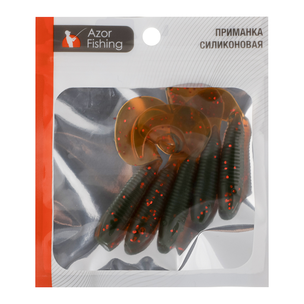 Приманка мягкая "Shad" тм AZOR FISHING, силикон, 7см, 5шт. в уп, 5 цветов - #8