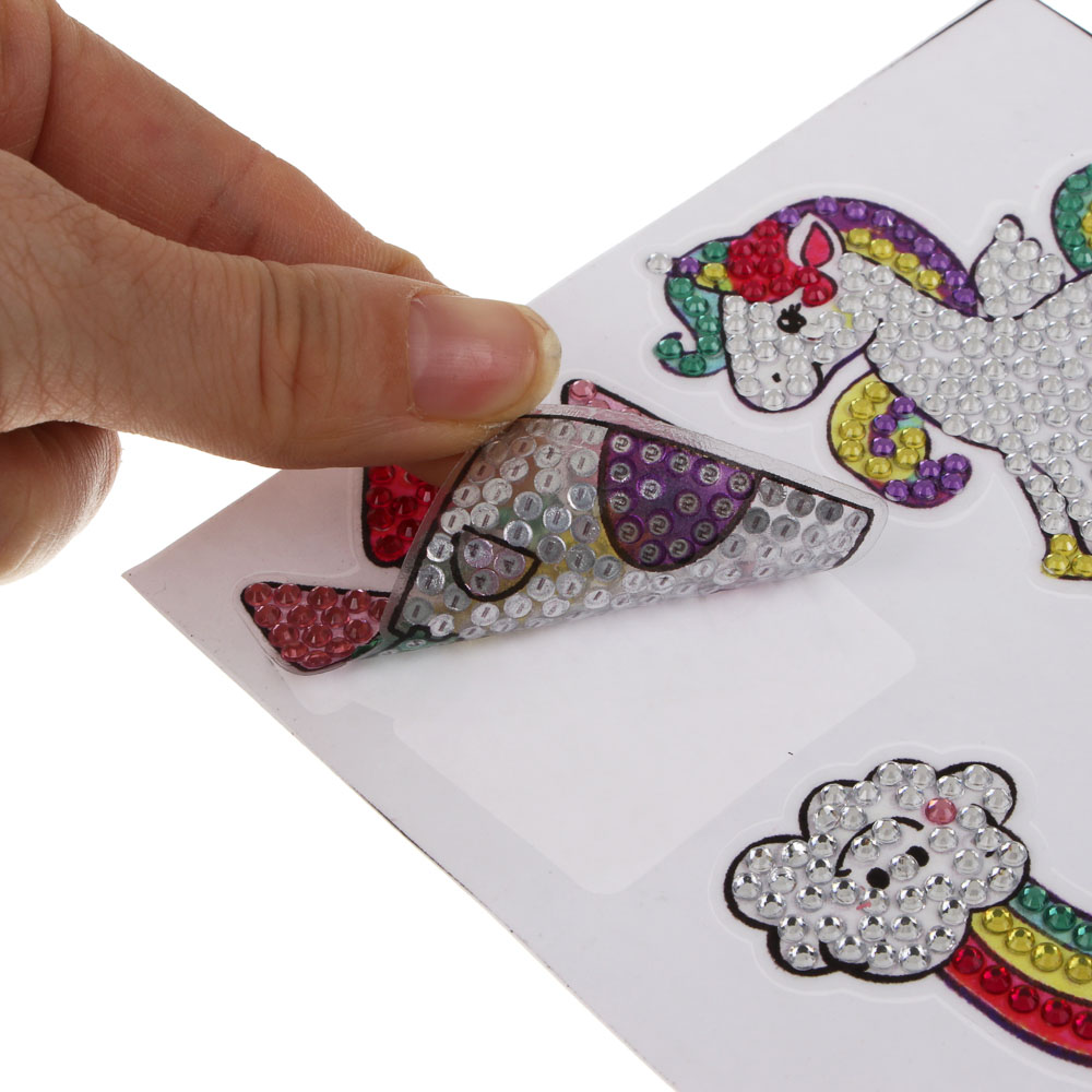 Набор для творчества "Сверкающие стикеры", ХОББИХИТ, 15х2х22,5см, PP, PVC, 2 дизайна - #12