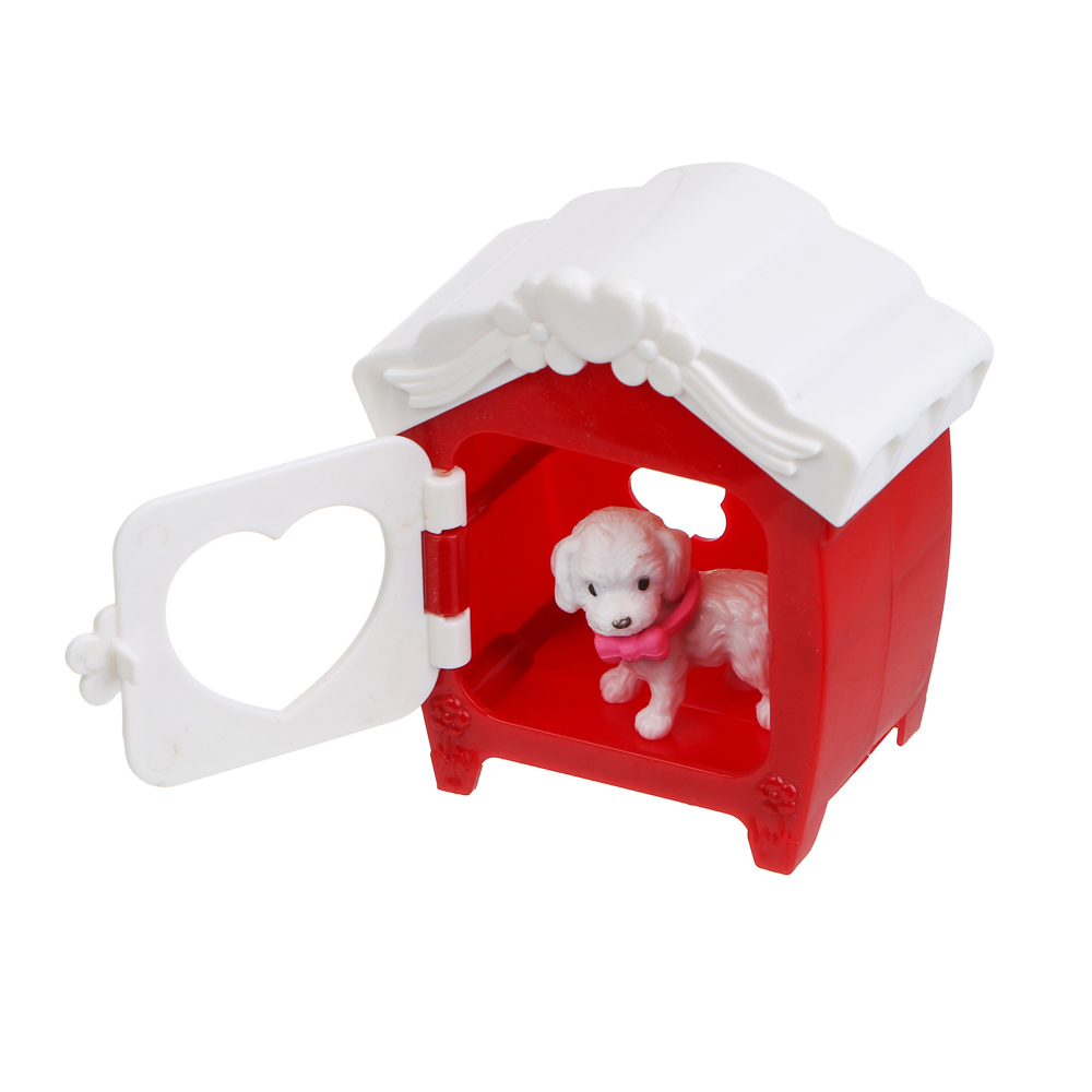 ИГРОЛЕНД Питомец с акс. "Дружок в будке" ABS, PP, 8х5х12 см, 6 диз. - #7