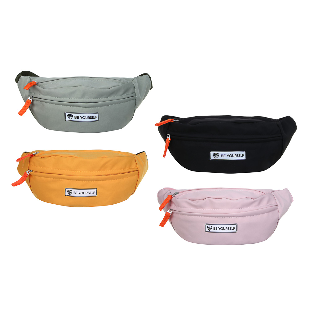 ЮL Сумка поясная с 3-мя отделениями, 100% ПЭ, 33х16х9см, 4 цвета - #1