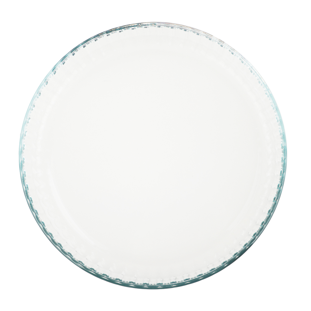 SATOSHI Форма для запекания жаропрочная круглая, рельефный бортик, стекло, 27.7х3.5см, 1.6л - #4
