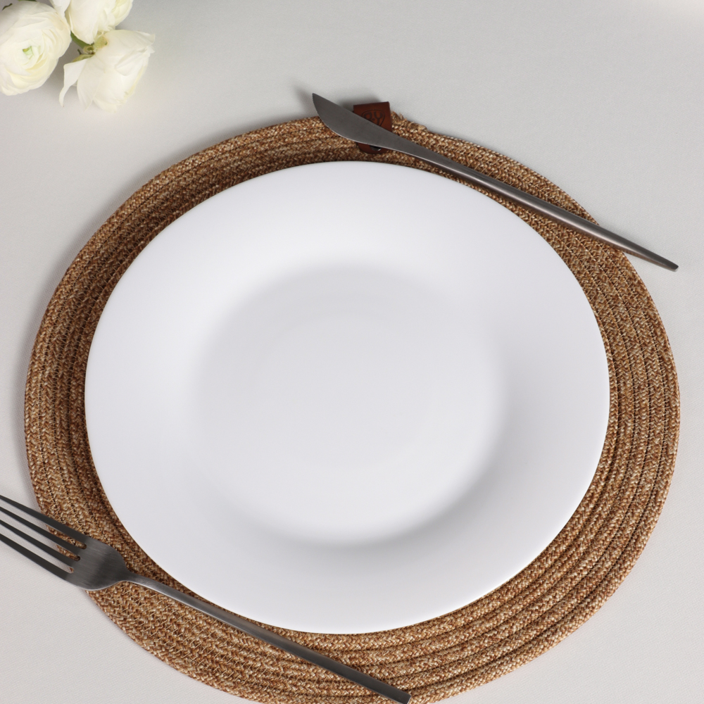 MILLIMI Белана Тарелка подстановочная, опаловое стекло, 25,5см - #5