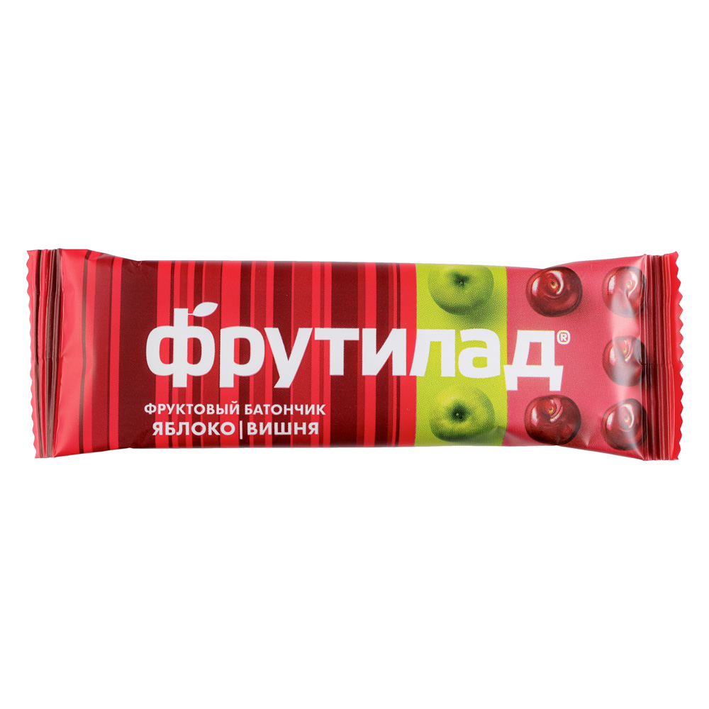 Батончик фруктовый Фрутилад, яблочный с вишней, 30 г - #1