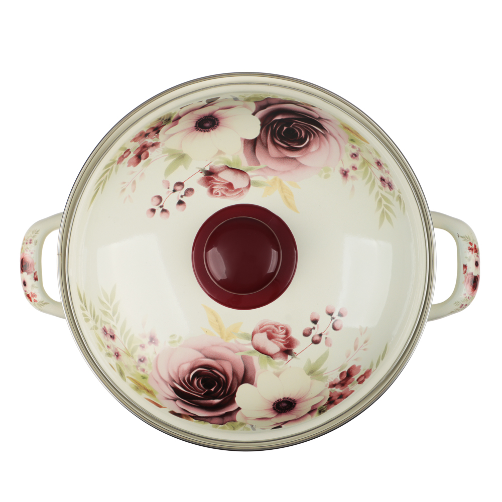 Кастрюля эмалированная VETTA Лаура, 22см, 3,6л, индукция - #5