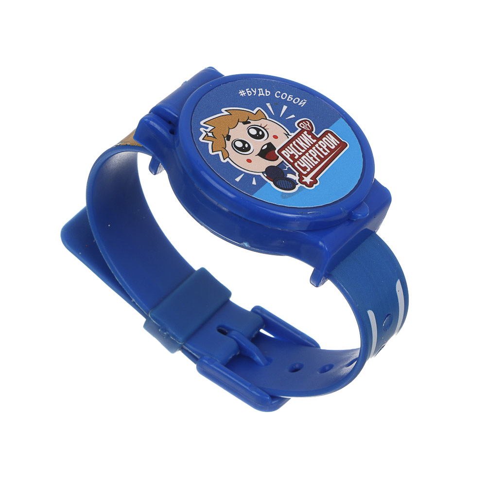 Часы детские электронные "Русские Супергерои", PVC, пластик, 1*LR41, тм BY - #9