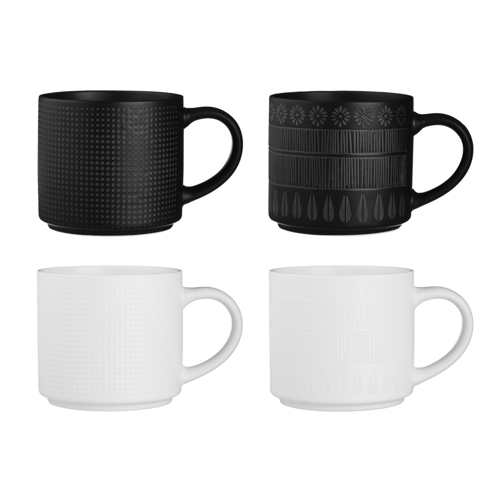 MILLIMI Инь Ян Кружка 460мл, фарфор, 4 дизайна - #1