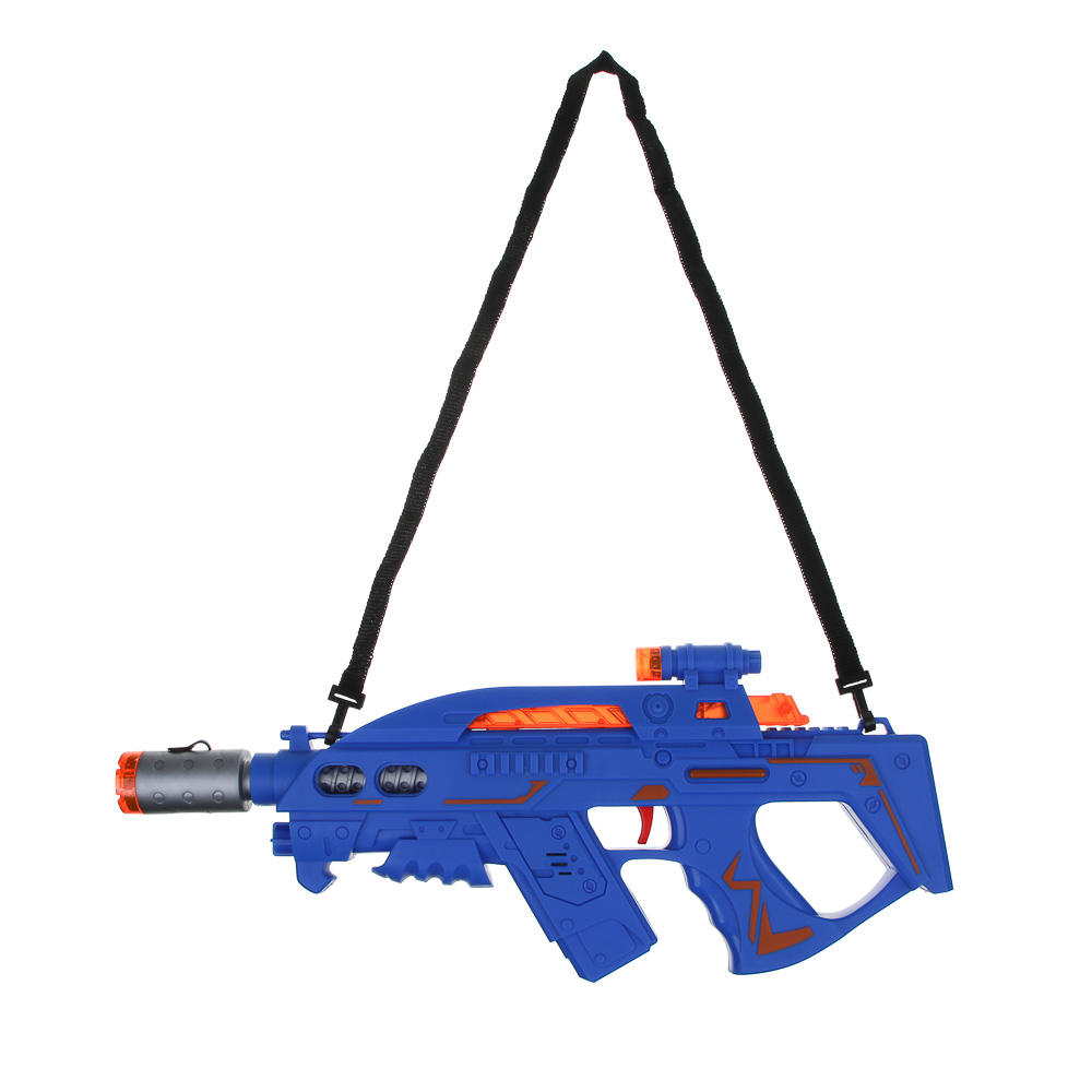 ИГРОЛЕНД Автомат "Маленький снайпер", свет, звук, дым, вибрация, 3АА, PP, 36х19х6,6 см, 4 дизайна - #6