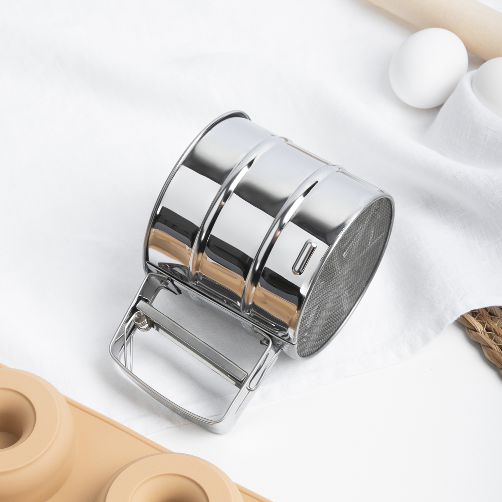 VETTA Кружка-сито для просеивания муки, d10см, объем 375гр, нерж.сталь - #9