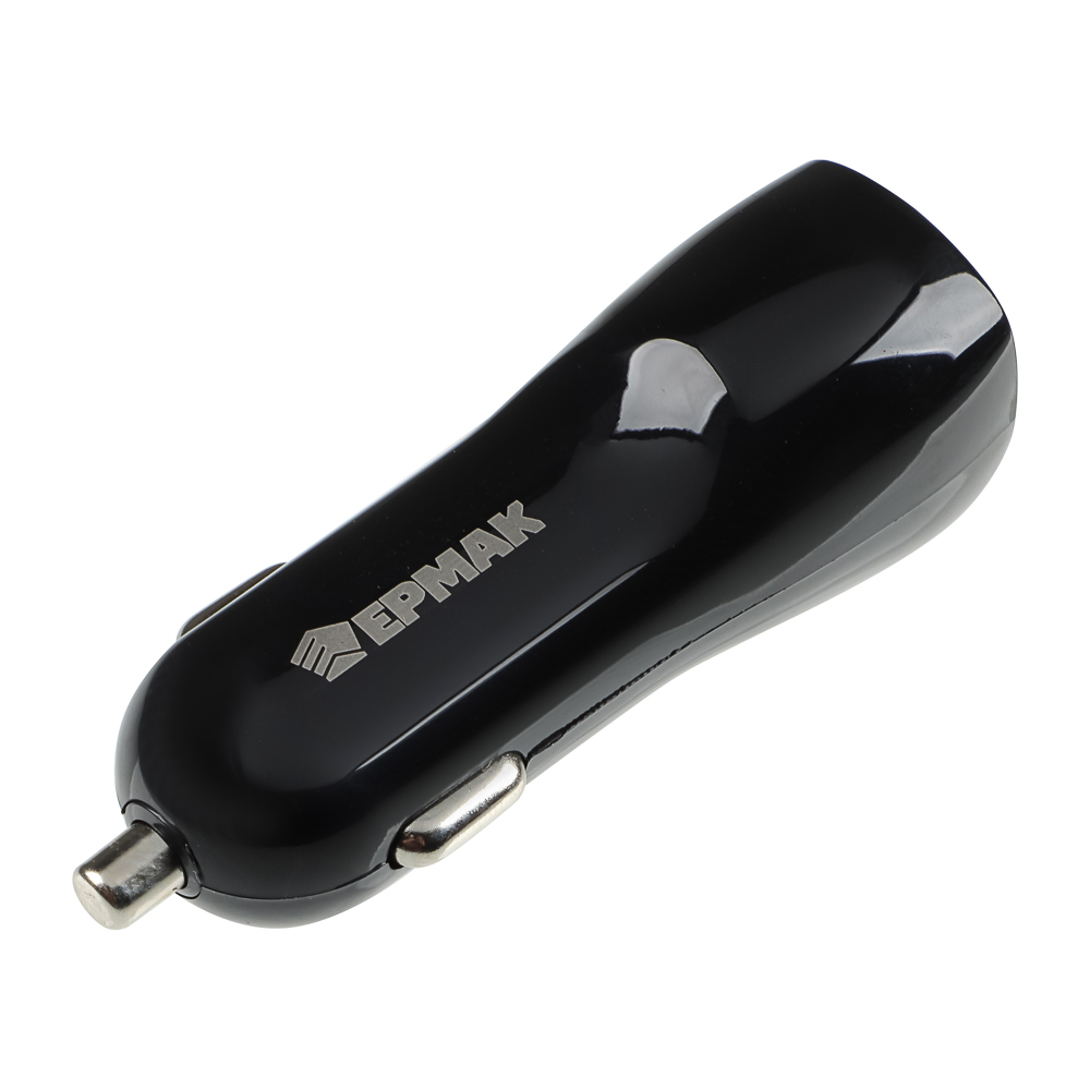 ЕРМАК Устройство зарядное автомобильное, 2 порта, 3A, 12/24В пластик - #6