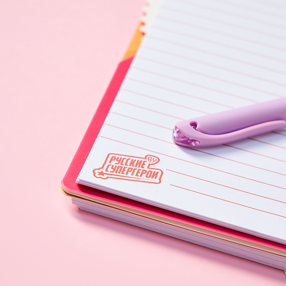 BY Русские Супергерои Зап.книжка А5, 96л., тв.обл., спираль, окно, вращающ.элемент "Заря джуниор" - #15