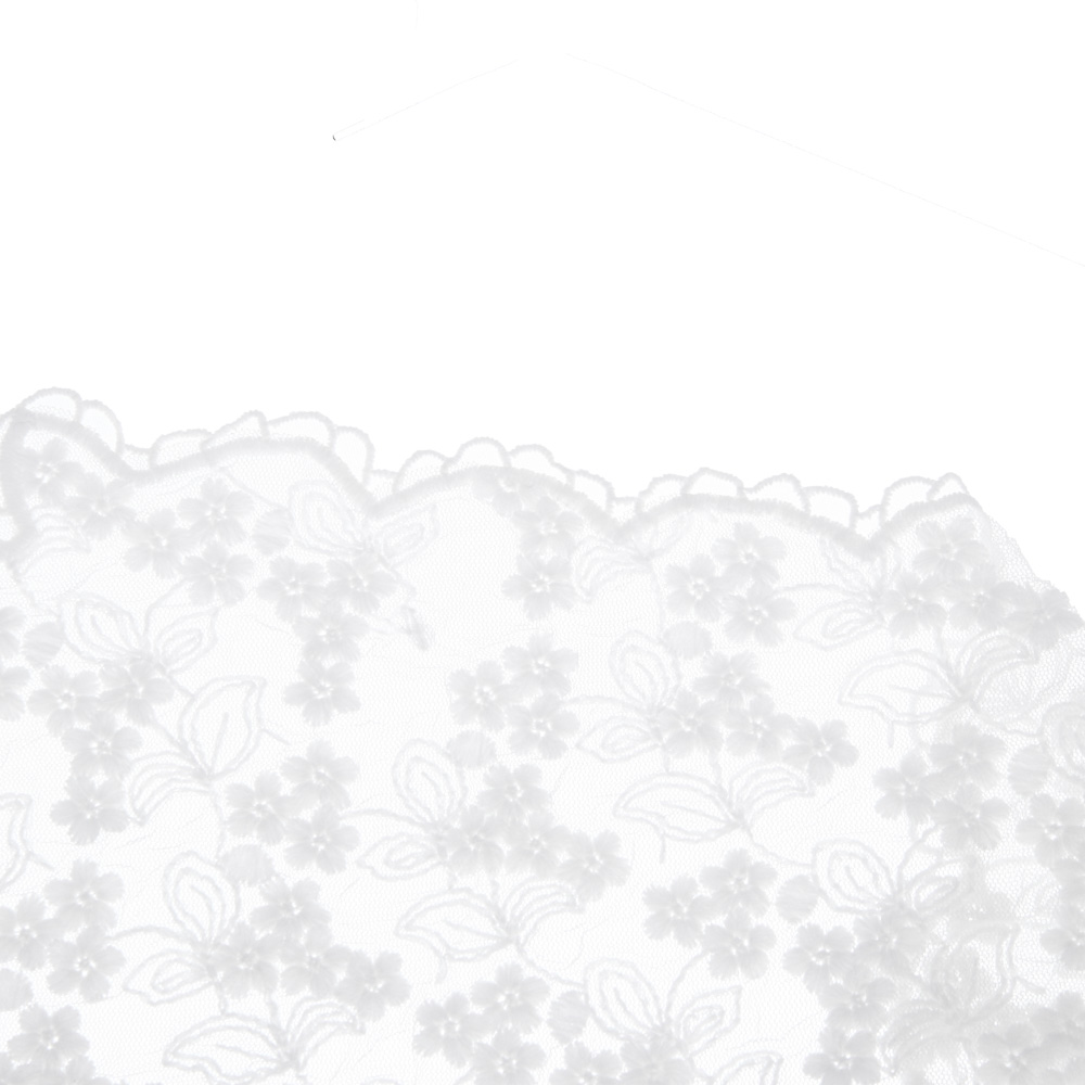 Косынка, 100% полиэстер, тм GALANTE, р-р 62*40*40, белая, #1 - #4