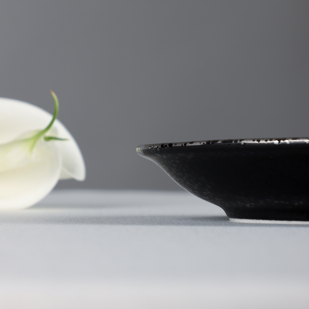 MILLIMI Романс Блюдо овальное, 25,5х14,5х2,5см, фарфор, чёрный - #10