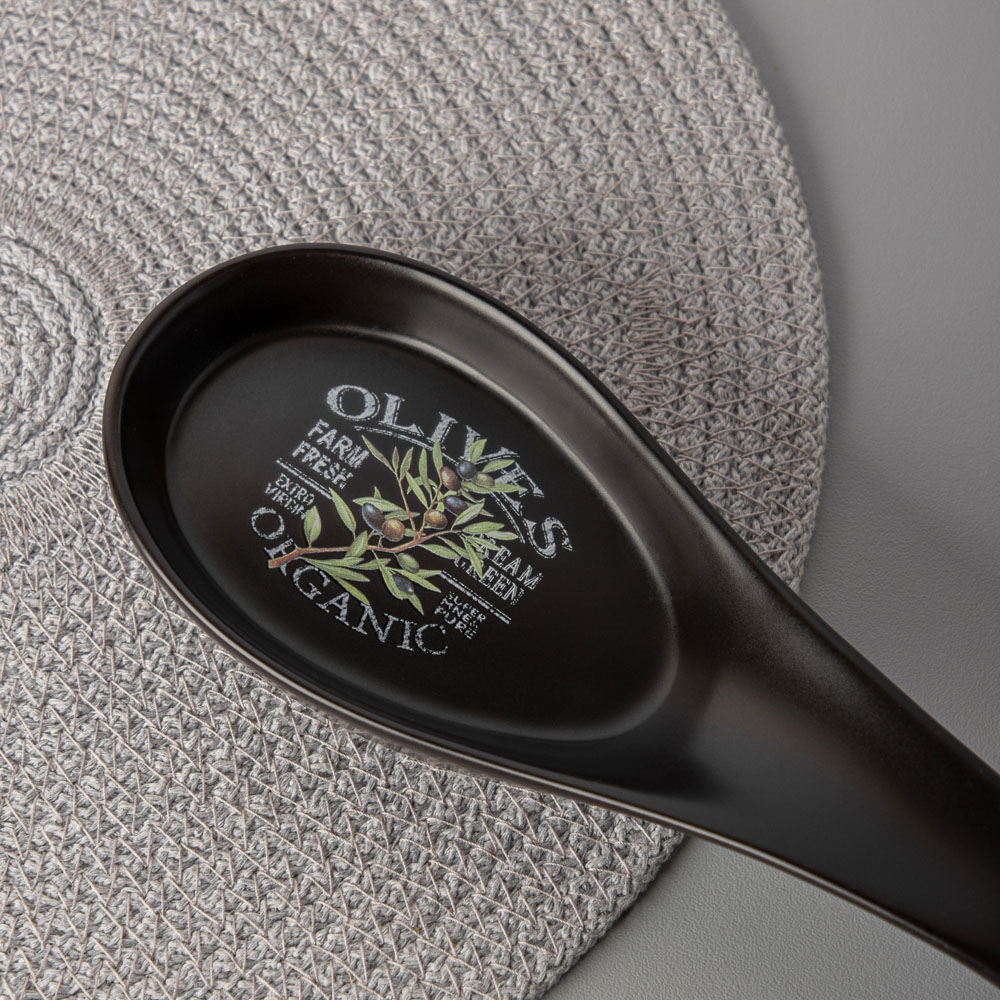 MILLIMI Олива Подставка для ложки, 22х7х3,5см, керамика - #10