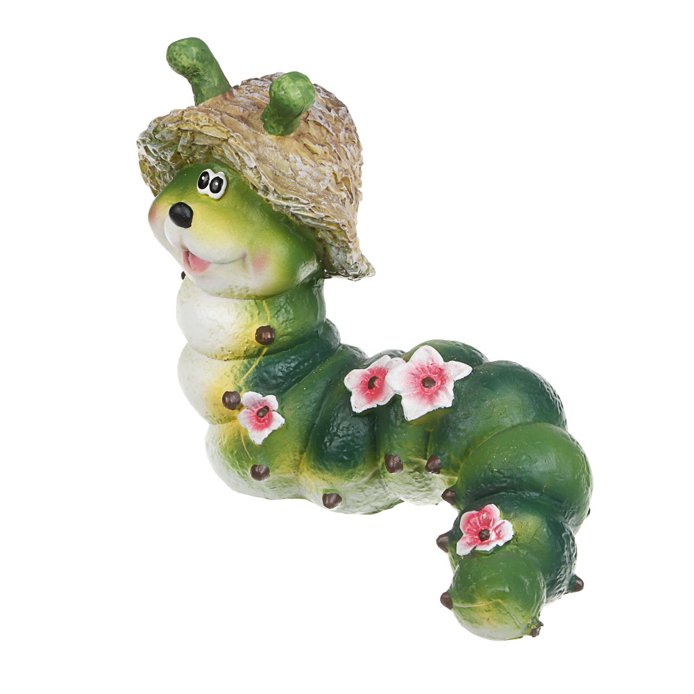 Фигура садовая "Гусеница" тм INBLOOM, 20,5х10,5х16см, полистоун - #3