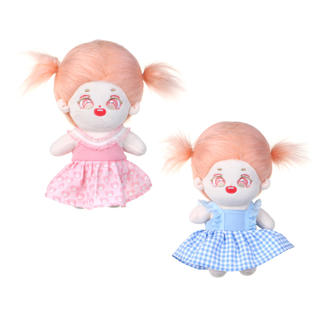МЕШОК ПОДАРКОВ Игрушка мягкая в виде куклы "Милашка", полиэстер, хлопок, 20х15см, 2 дизайна - #2