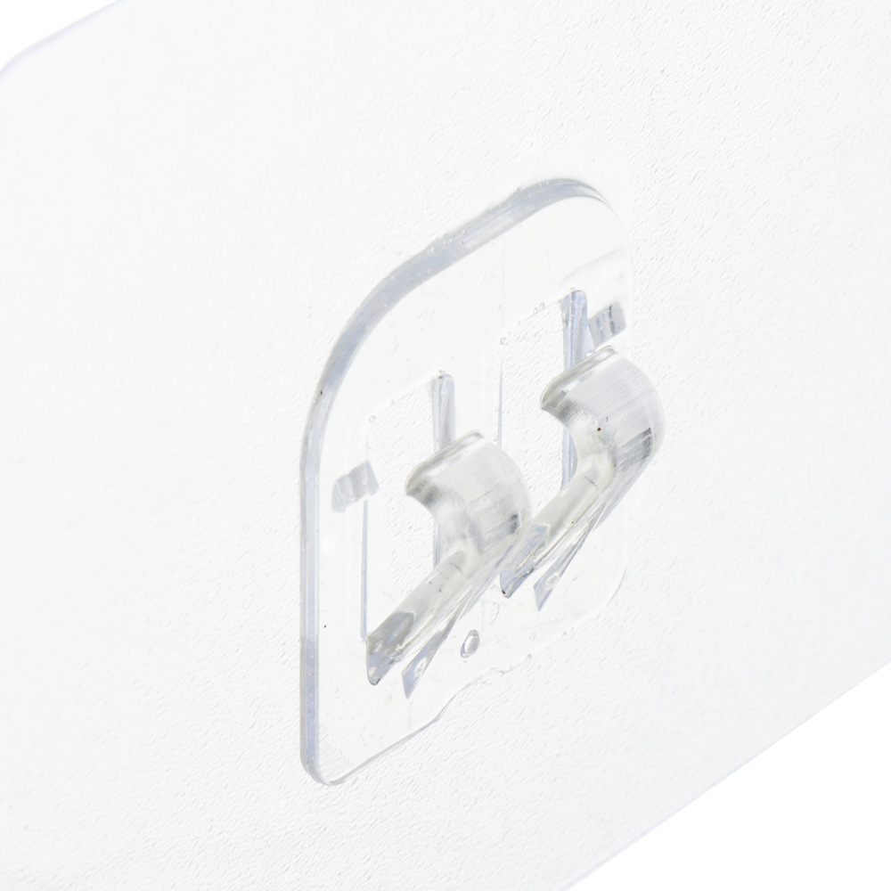 VETTA Крючки для полок самоклеящиеся настенные 7x14 см, 4 шт, ПВХ - #2