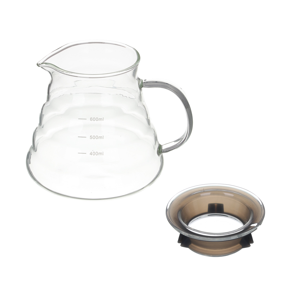 SATOSHI Чайник заварочный 600мл, стекло, силикон - #3
