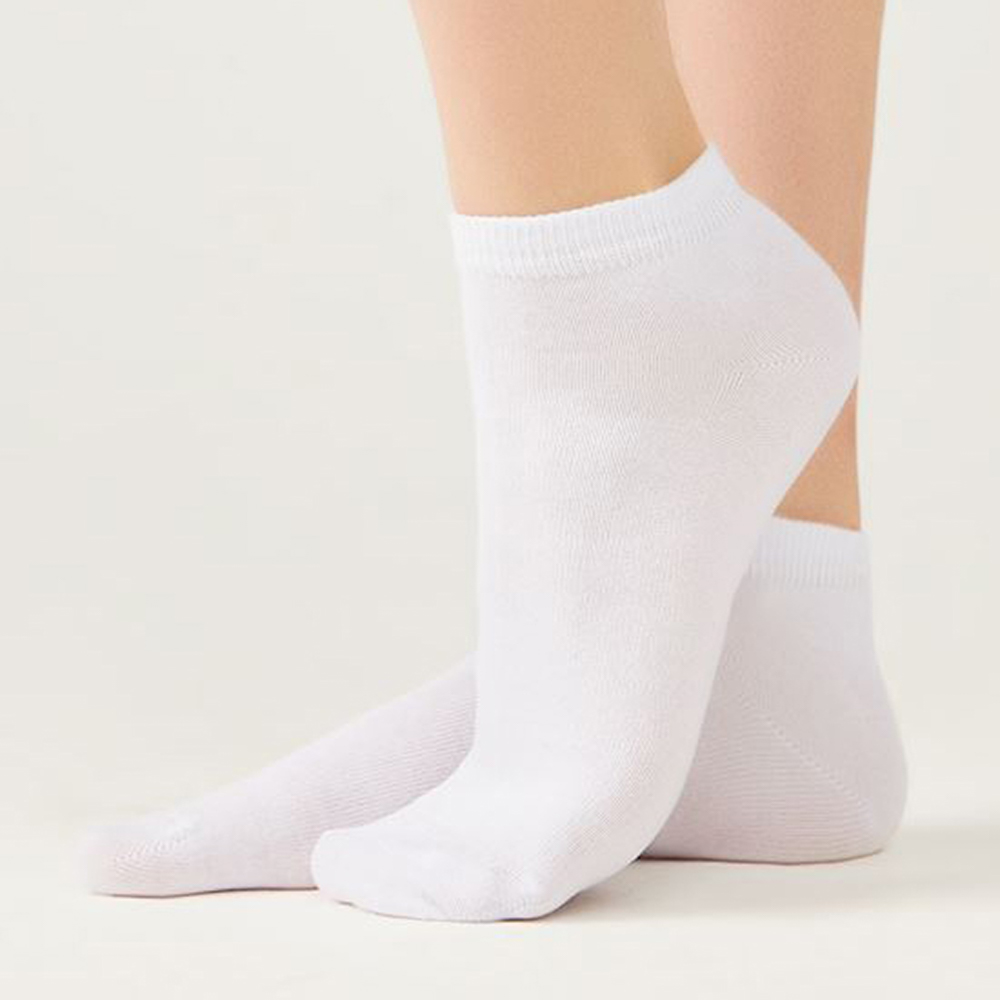 GLD Mio Носки женские укороченные, 35-38 р, 80% хлопок, 15% полиамид, 5% эластан, белый - #5