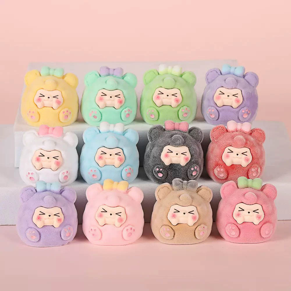 Игрушка сюрприз "Пухляши" с наклейками, ИГРОЛЕНД, полистоун, PVC - #6