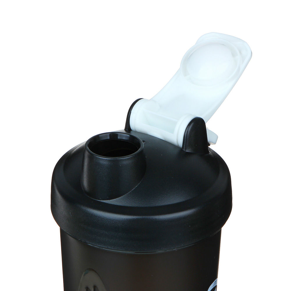 SILAPRO Шейкер спортивный, 600 мл, 22х10см, РР, нерж.сталь, ч/б микс - #5