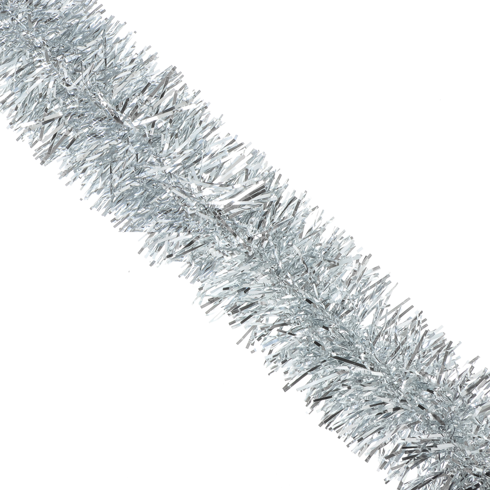 СНОУ БУМ Мишура 5x200см, ПЭТ, серебро, 26-316 - #1