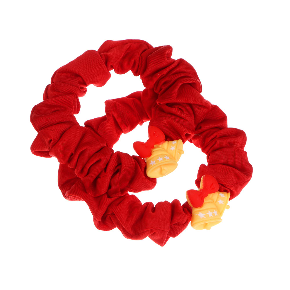 Резинки для волос 2 шт, тм ЮНИLOOK, d5см, полимер, 4 дизайна, #5 - #2