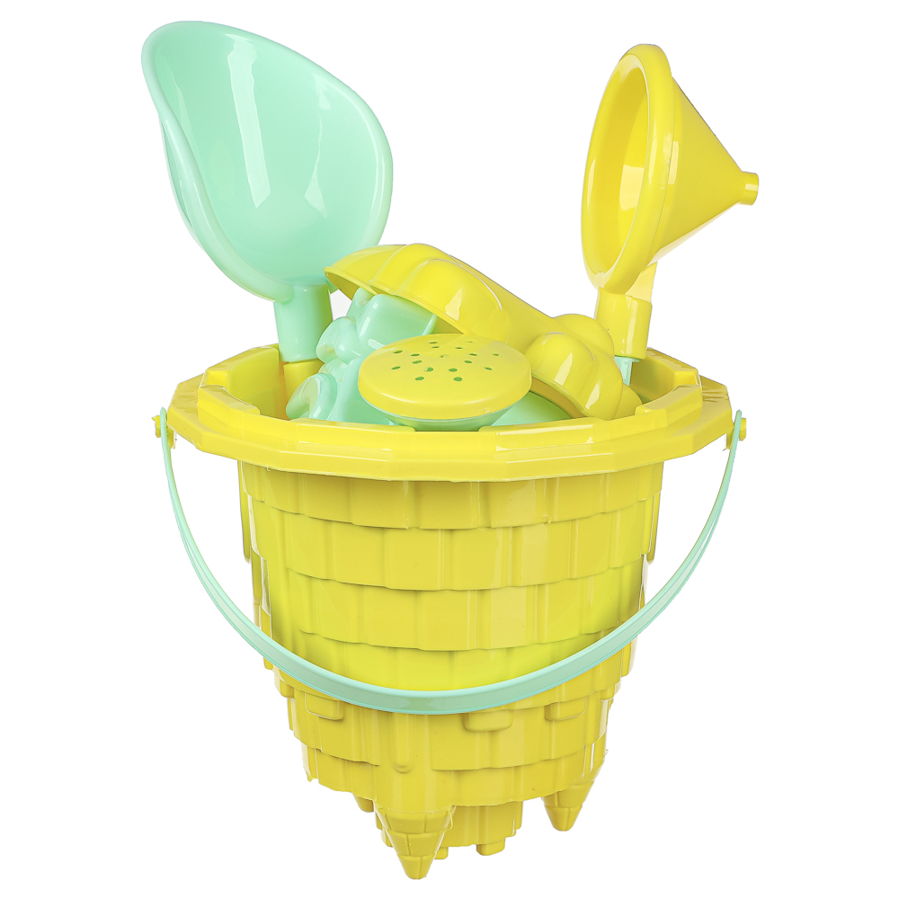 Набор для игры в песке "Замок", ИГРОЛЕНД, 6 предметов, пластик, для детей 3+ - #9