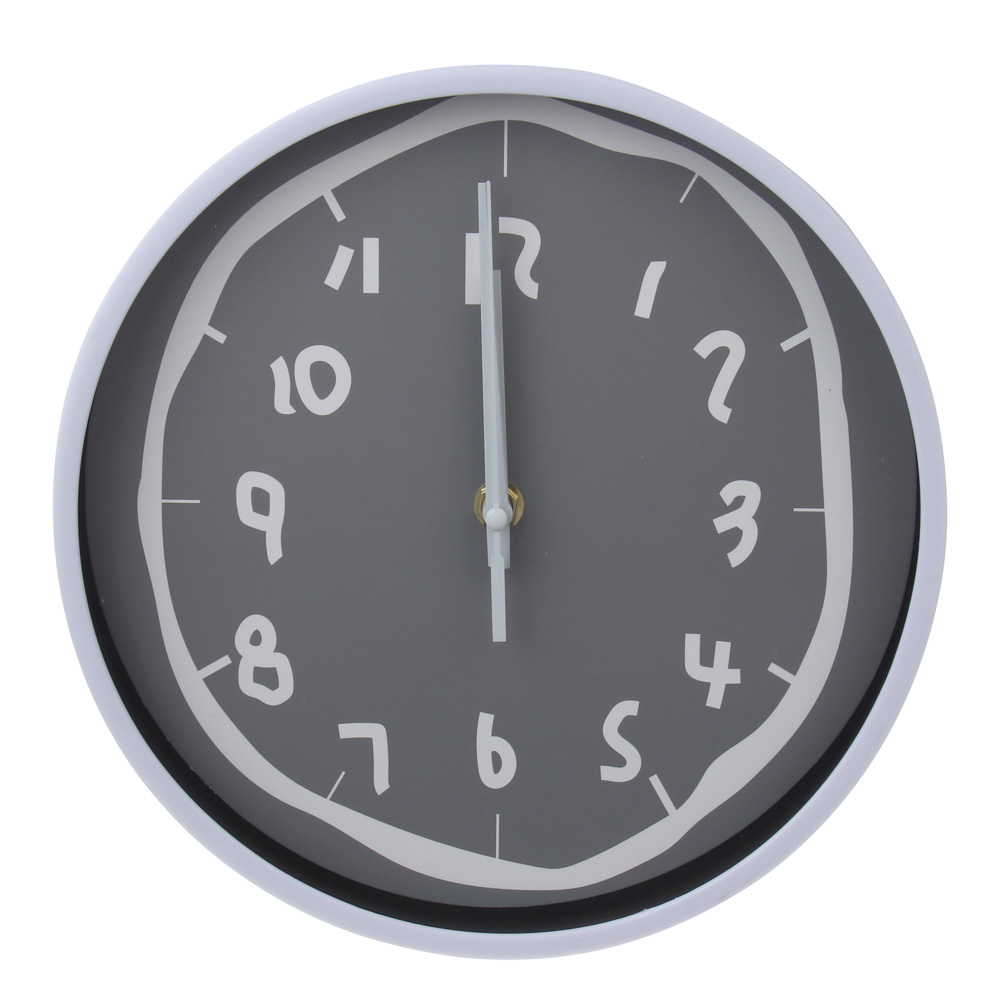 Часы настенные тм LADECOR CHRONO круглые, 24x24x4 см, пластик, стекло, 1хАА, арт.1 - #1