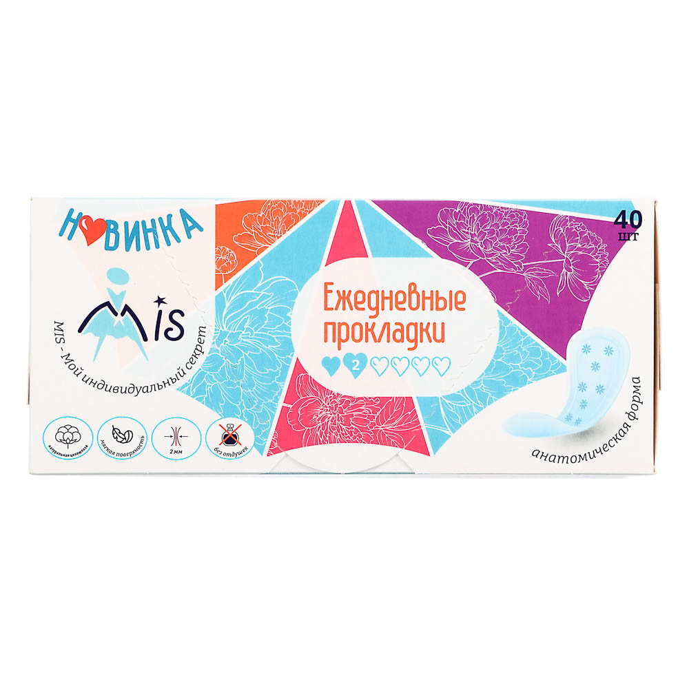 Прокладки ежедневные MIS софт, 1 капля, к/у, 40 шт - #2
