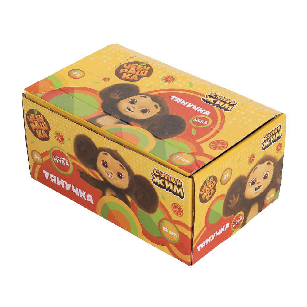 Игрушка-антистресс тянучка Чебурашка с наполнением Супер Жим - #6