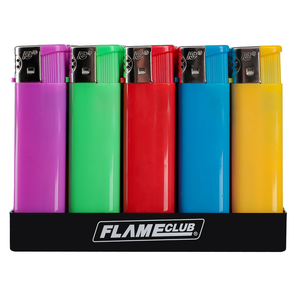 FLAMECLUB Зажигалка пьезо, 8x2x1cм, 5 цветов, серия Р-02, арт.17704 - #6