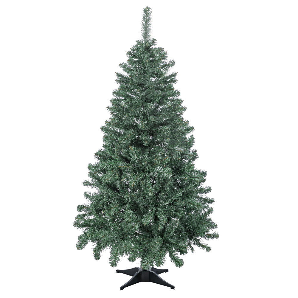 Ель искусственная "с инеем" 140 см, 280 веток, ПВХ - #1