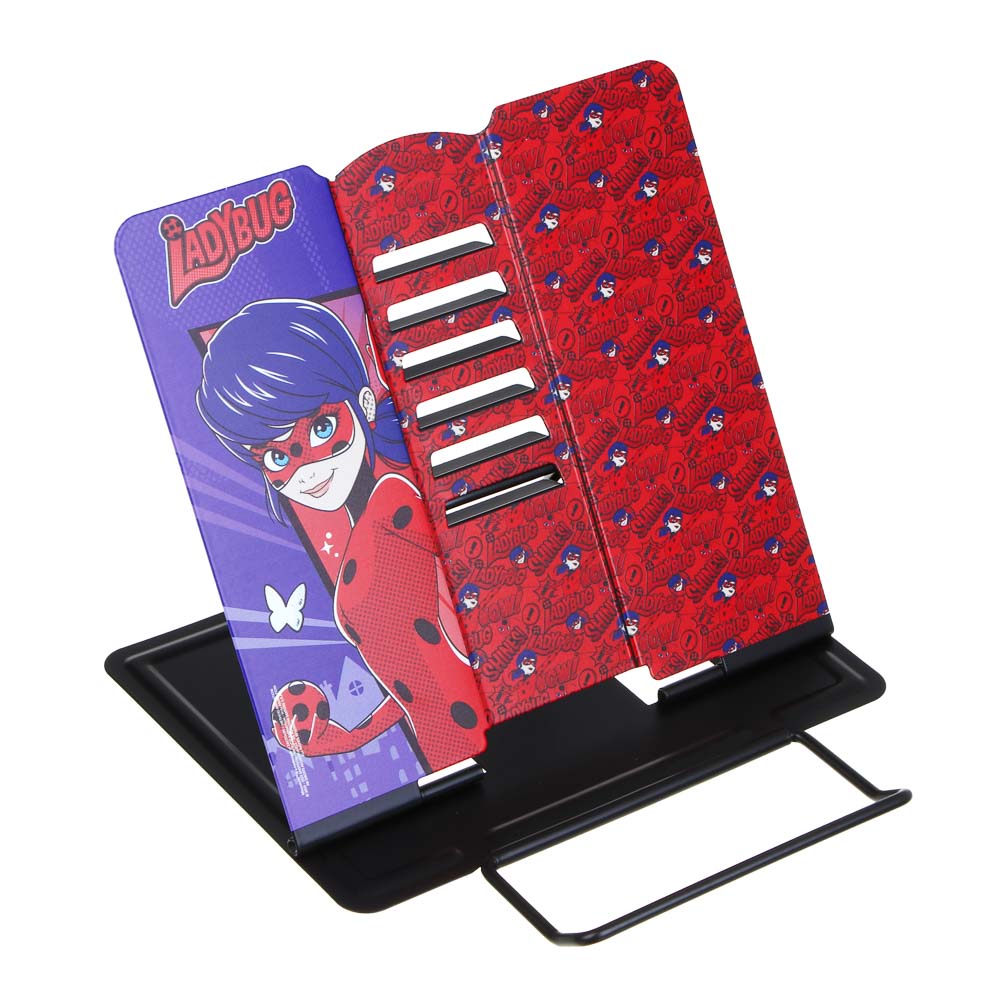 Ледибаг Подставка для книг, для А5, 20х15,5х19см, металл с цветной печатью, пакет, серия "Кор" - #4