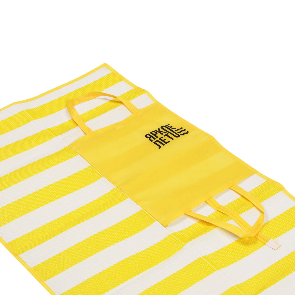 Коврик пляжный с ручками для переноски тм ЯРКОЕ ЛЕТО, PP, 60х170см - #4