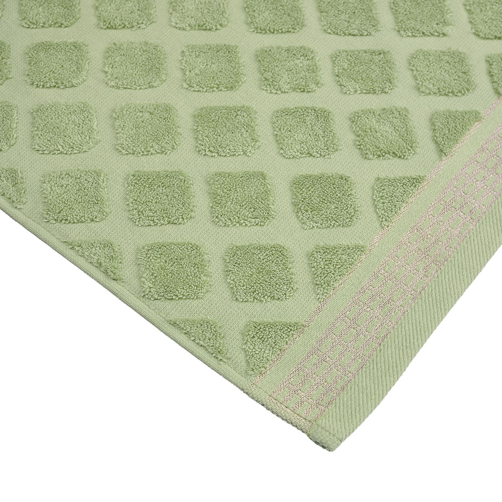 PROVANCE Эвкалипт Полотенце махровое, 100% хлопок, 70х130см, 420гр/м, зеленый - #9