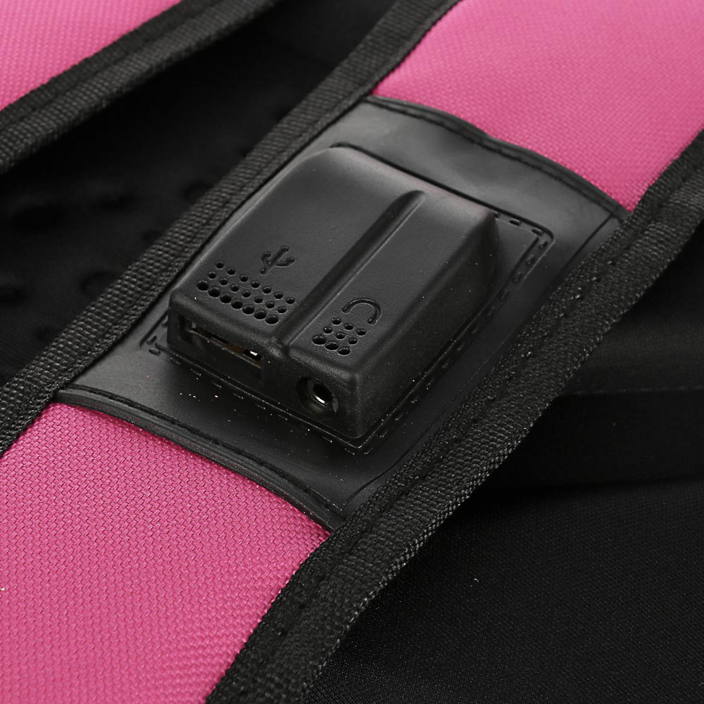 Рюкзак подростковый, 44x31x13см, 1отд, 1 карман, спинка из ЭВА, USB, полиэстер под ткань, 3 цвета - #7