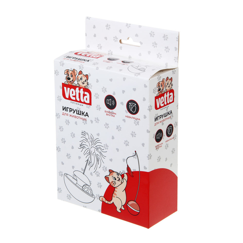 VETTA Игрушка для домашних животных, пластмасса, перья, 12,5х9 см - #6