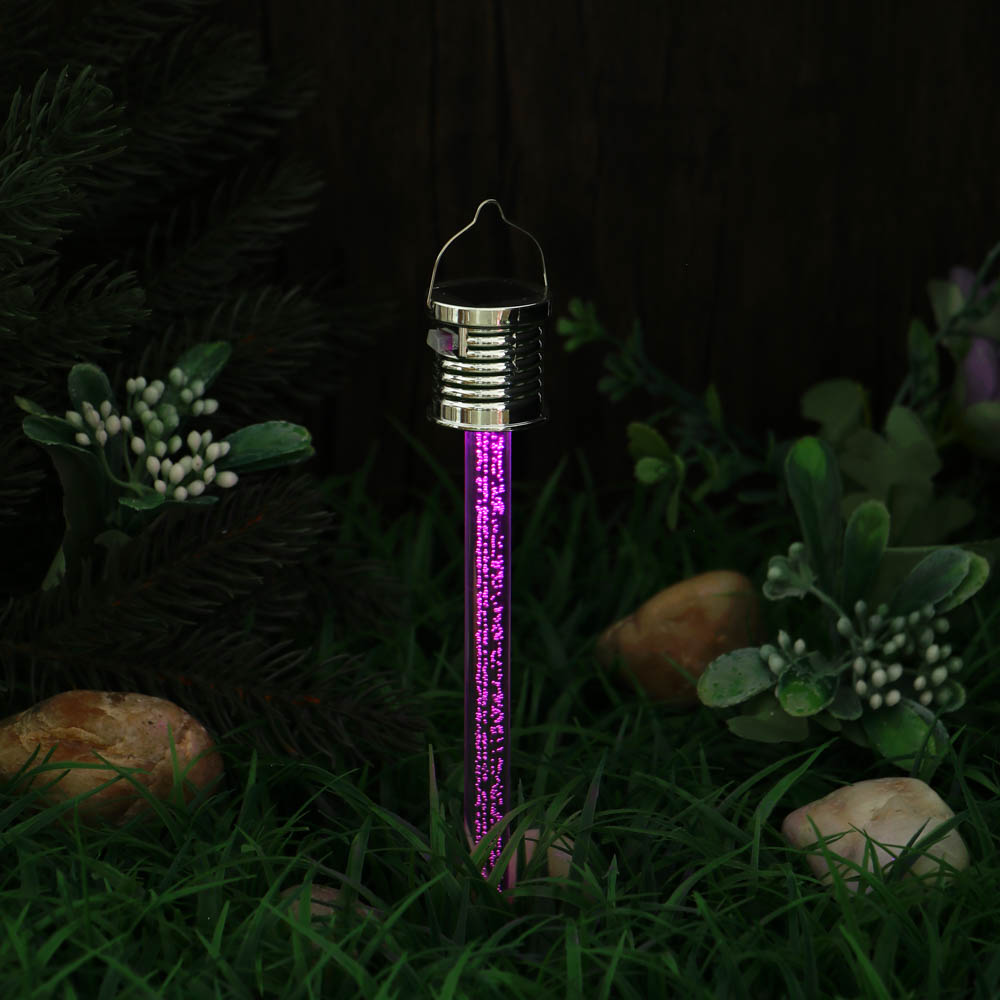 INBLOOM Фонарь на солн.батарее 21.8x3см, 1LED, RGB, 1x 1.2V 40mAh NI-MH, пластик, акрил - #7