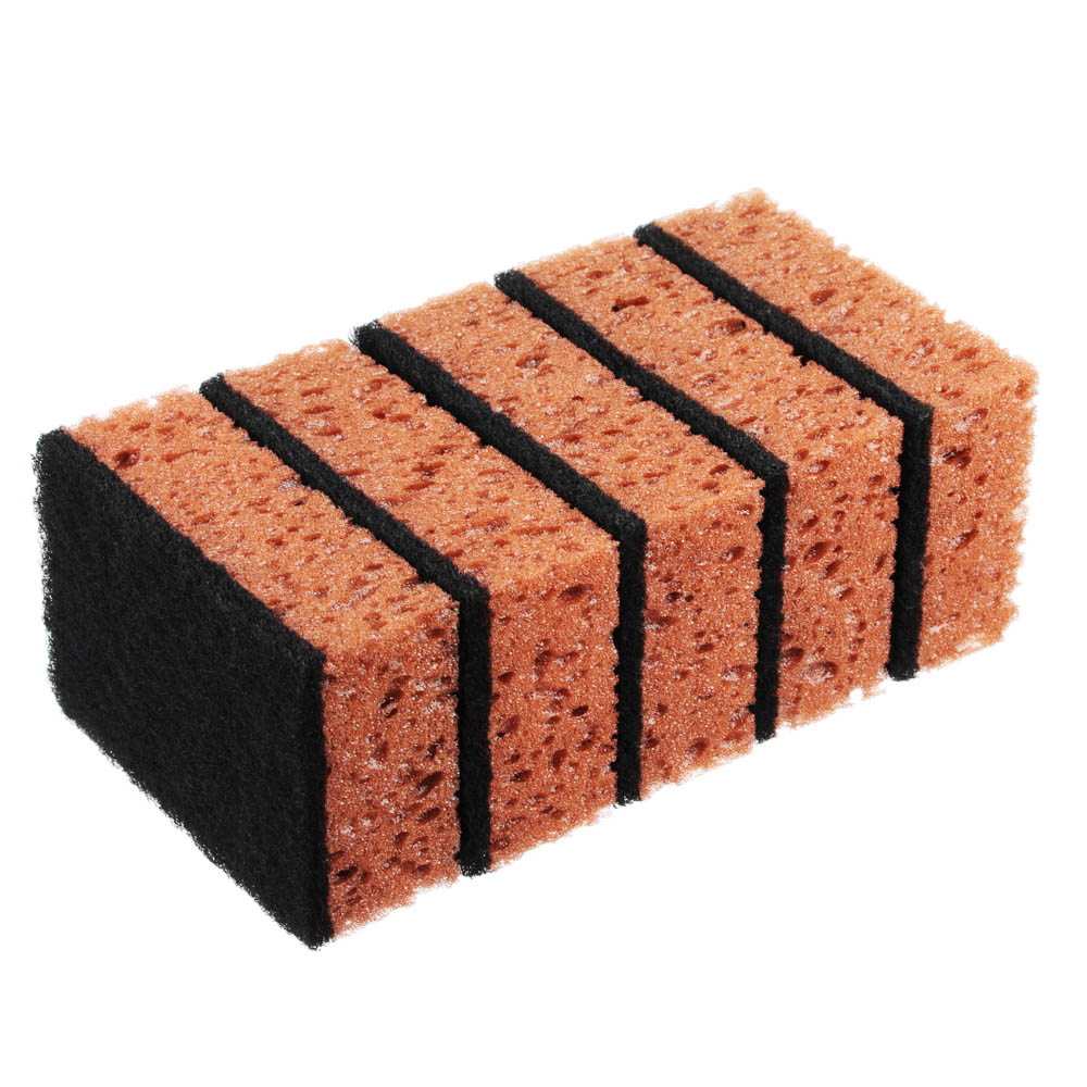 Набор губок для мытья посуды Americano, 5 шт, 9,5x6,5x3,6см, Perfect House - #1